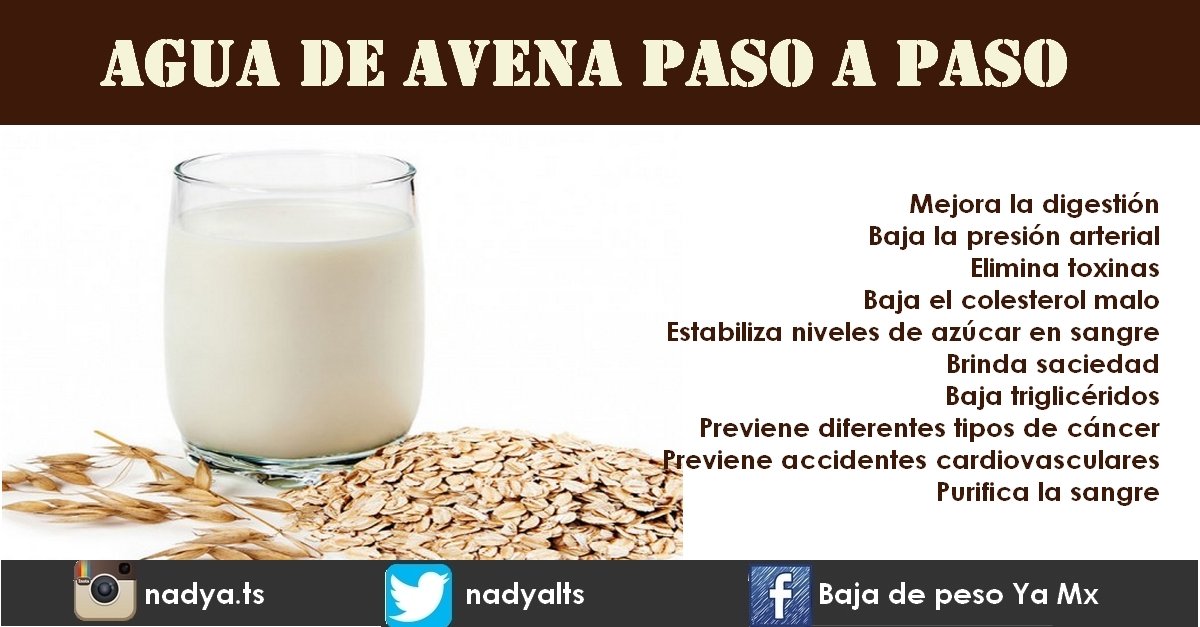 Agua de avena: 5 propiedades y cómo prepararla