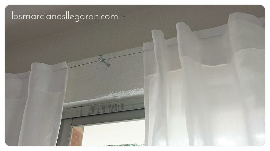 Adaptador para instalar cortinas sin agujeros BARRAS METAL-COLOR