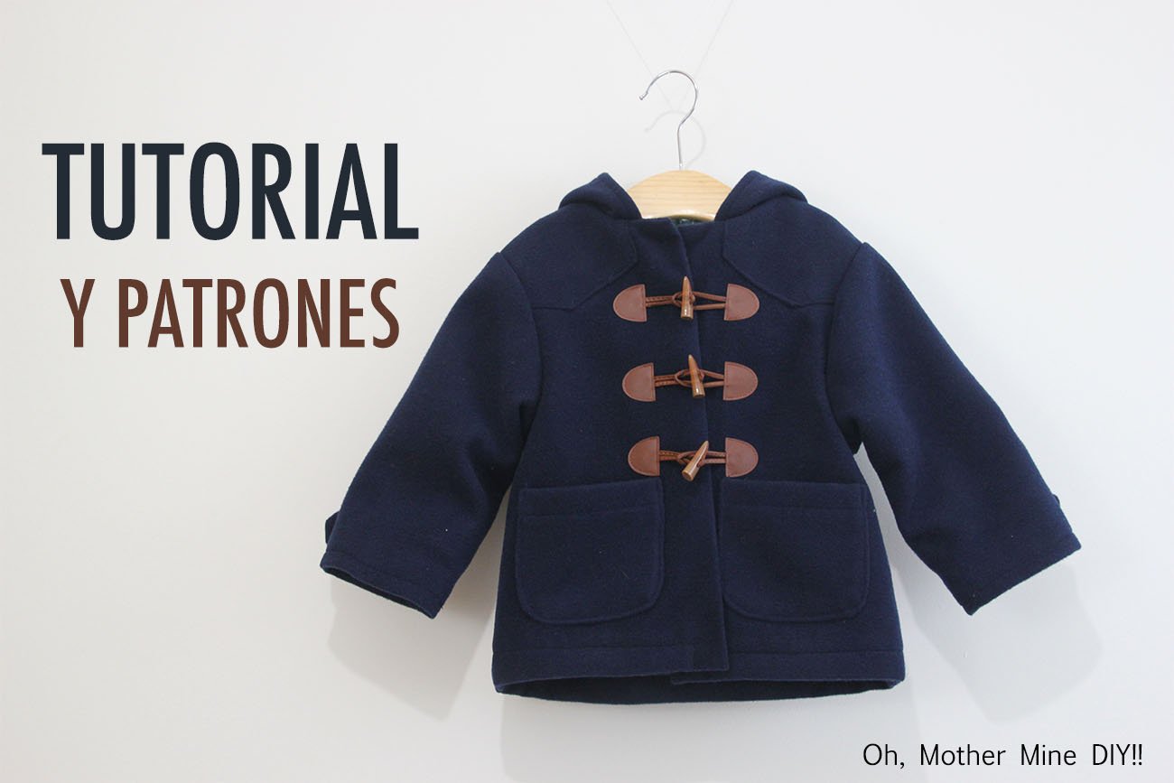 DIY Tutoriales y patrones: Abrigo tipo trenca para niño