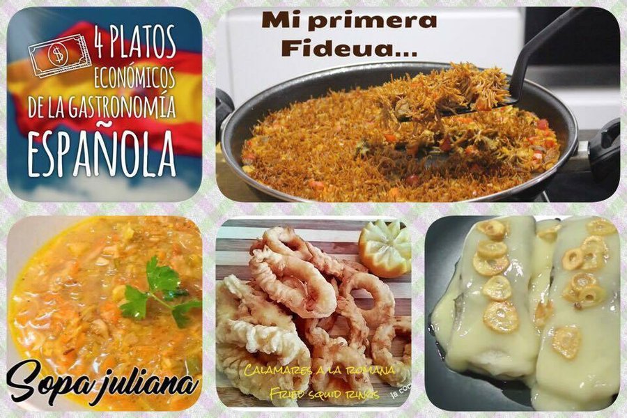 4 recetas económicas típicas de España | Cocina
