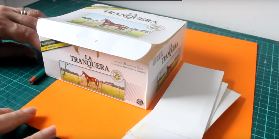 DIY Caja para las bolsas de Té