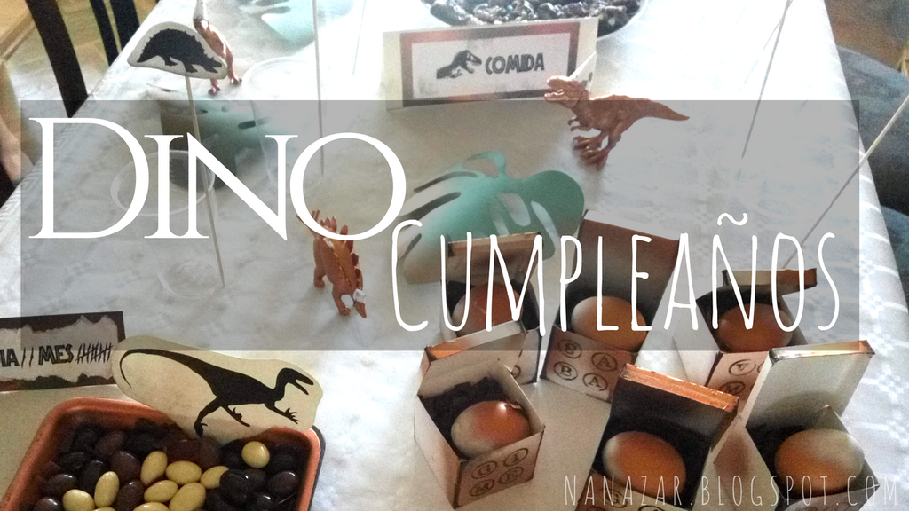 Cumpleaños con temática de Dinosaurios | Manualidades