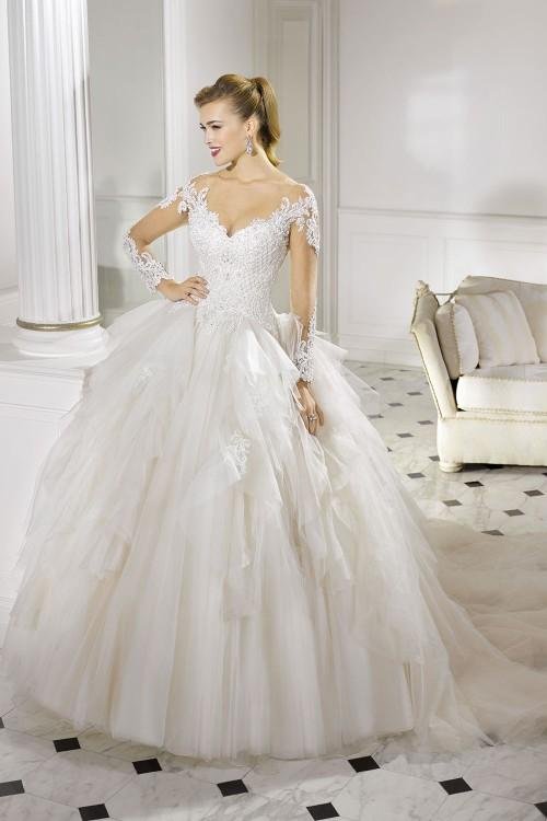 Vestidos de novia color piel on sale