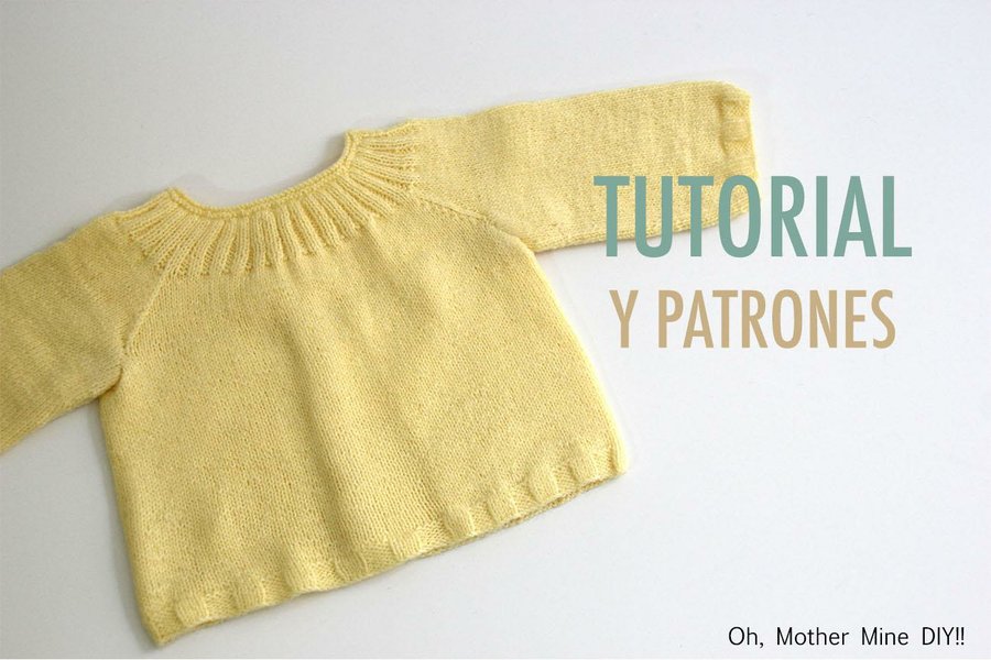 Alienación llorar al límite DIY Cómo tejer jersey para bebés (patrones gratis) | Manualidades