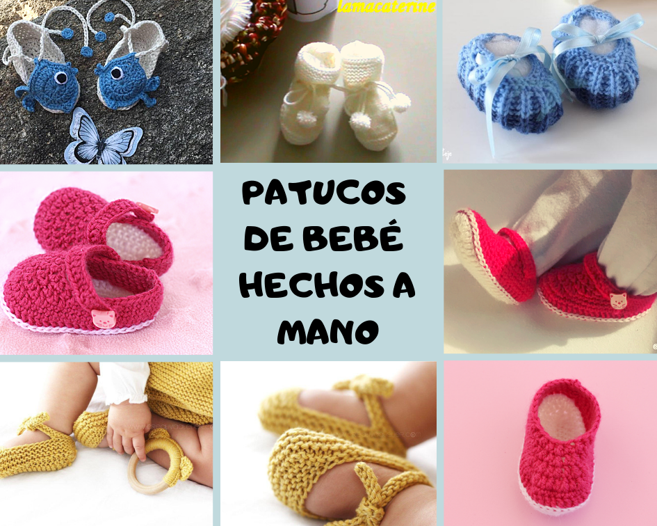 Zapatos de bebé hechos a mano: 5 modelos fáciles