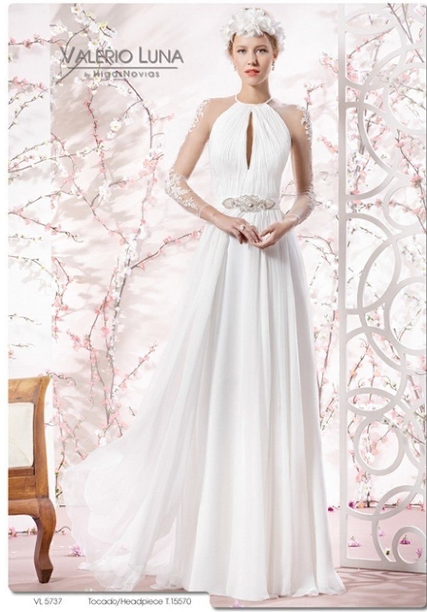 vestido de novia romántico