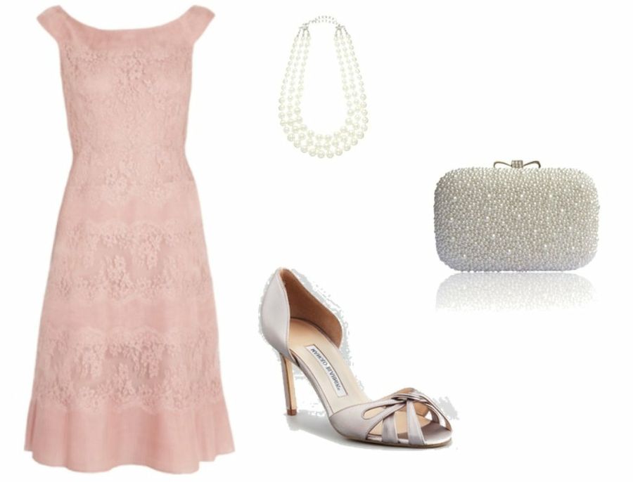 Cómo combinar un vestido rosa | Bodas