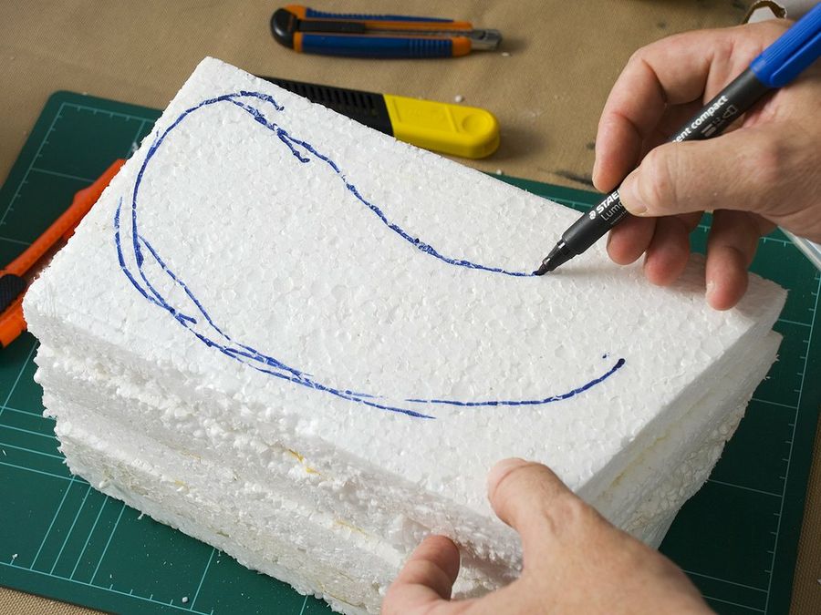 Trabajar con corcho blanco  Paneles de corcho, Poliestireno, Pintura para  plastico