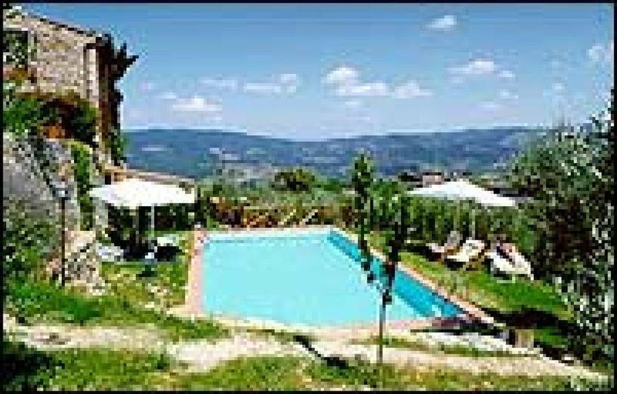 piscina en la montaña