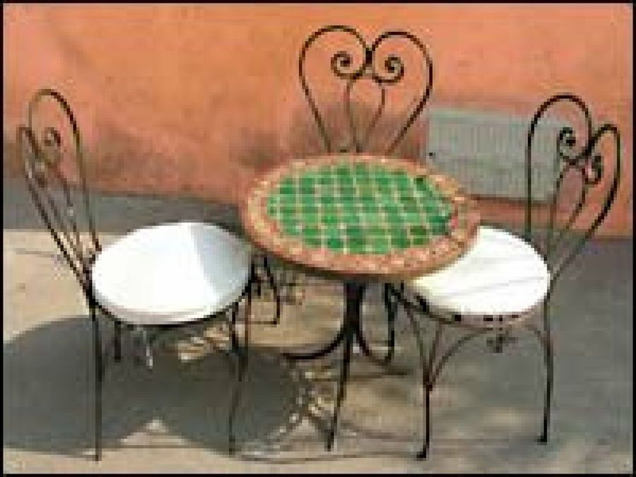sillas&mesa jardín