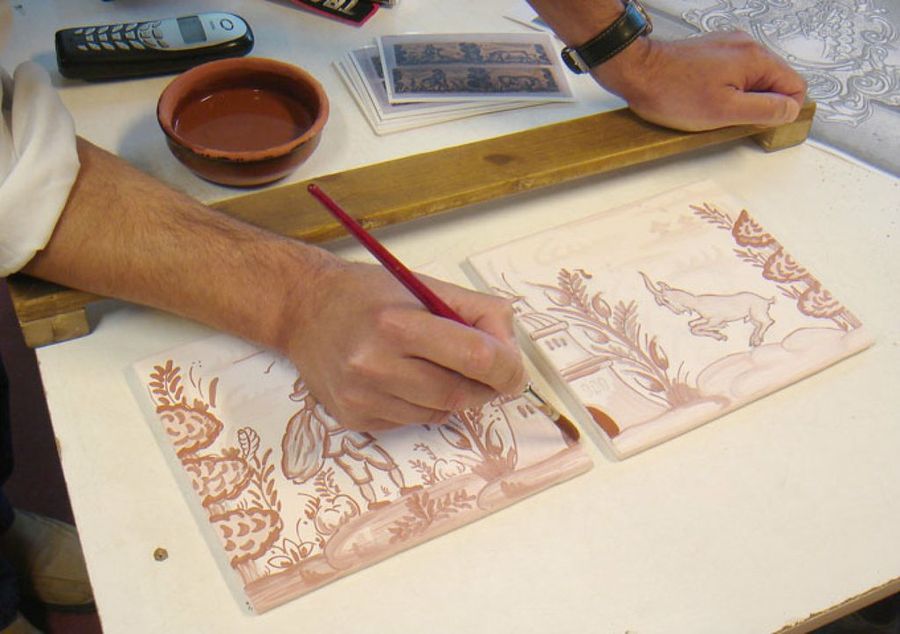 pintura azulejos