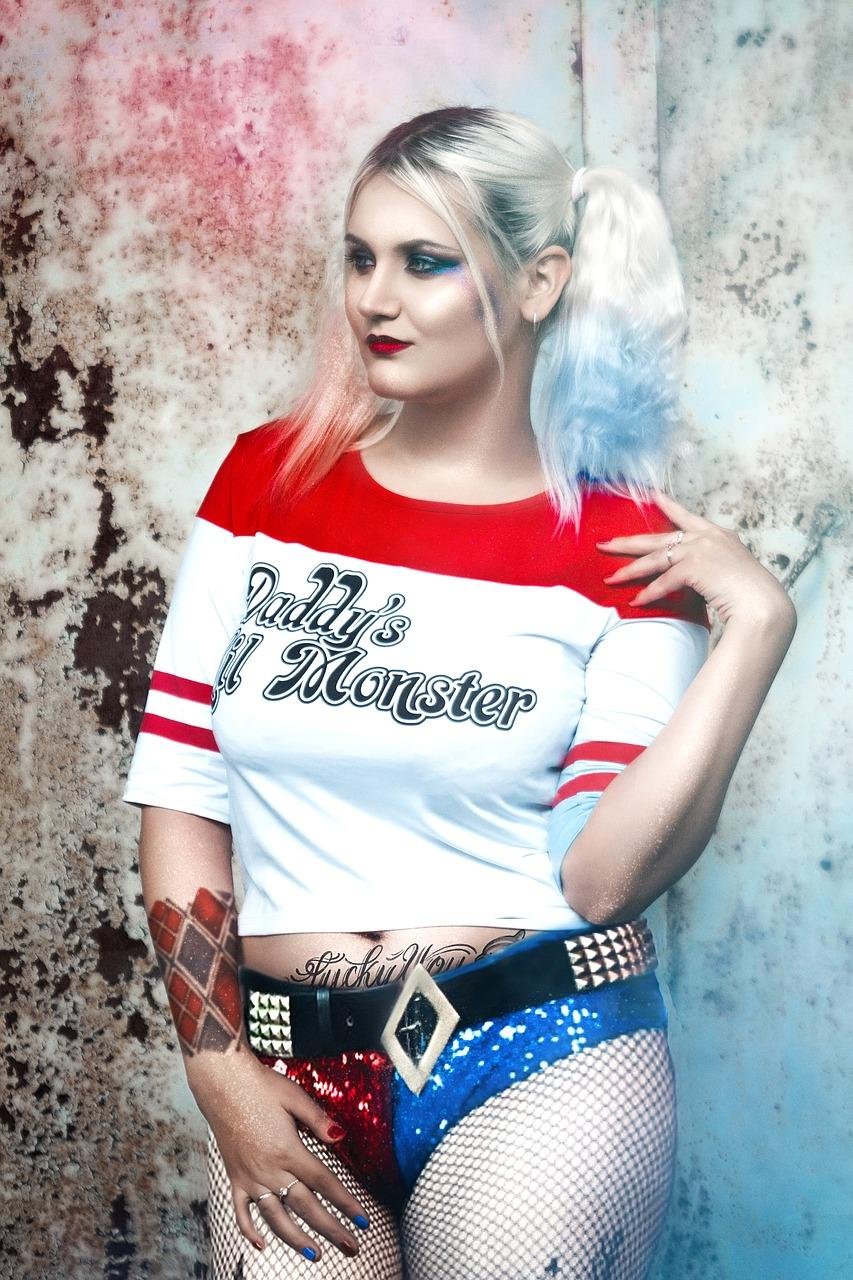 Persona tensión Hay una tendencia Disfraz casero de Harley Quinn | Manualidades