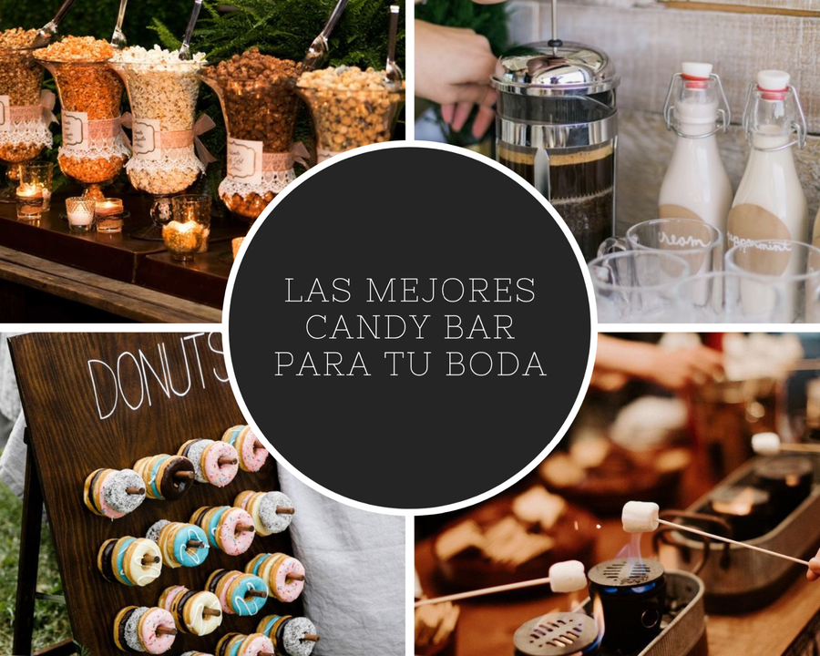 Las mejores candy bar para tu boda | Bodas