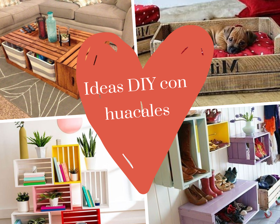 lista trabajo duro celos Proyectos DIY con huacales o cajas de madera | Manualidades