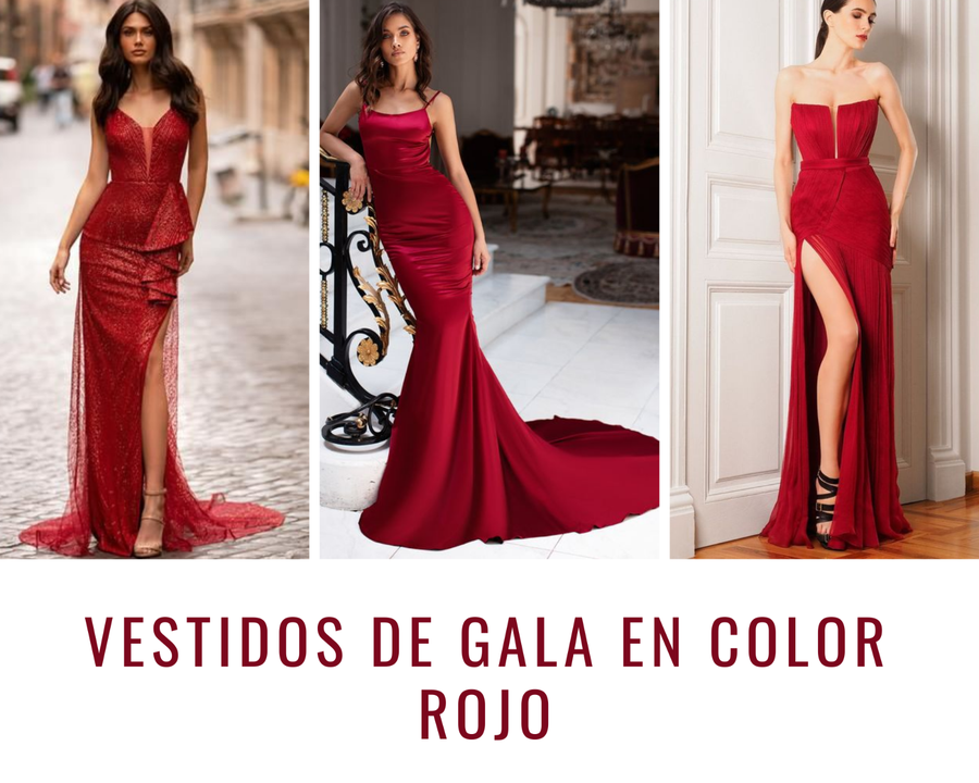 Vestidos de gala en rojo | Bodas