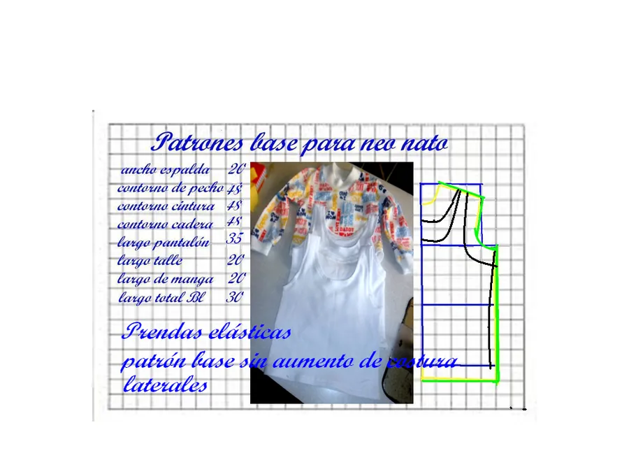 Camiseta infantil Simple, patrón en pdf