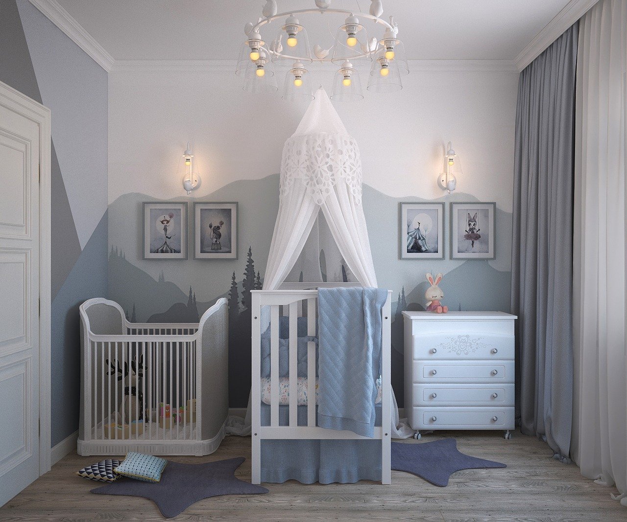 Decoración para bebés varones