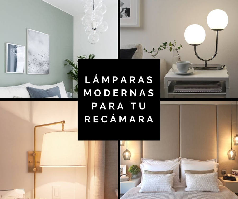 Templado Discutir Presunto Lámparas modernas para tu recámara o dormitorio | Decoración