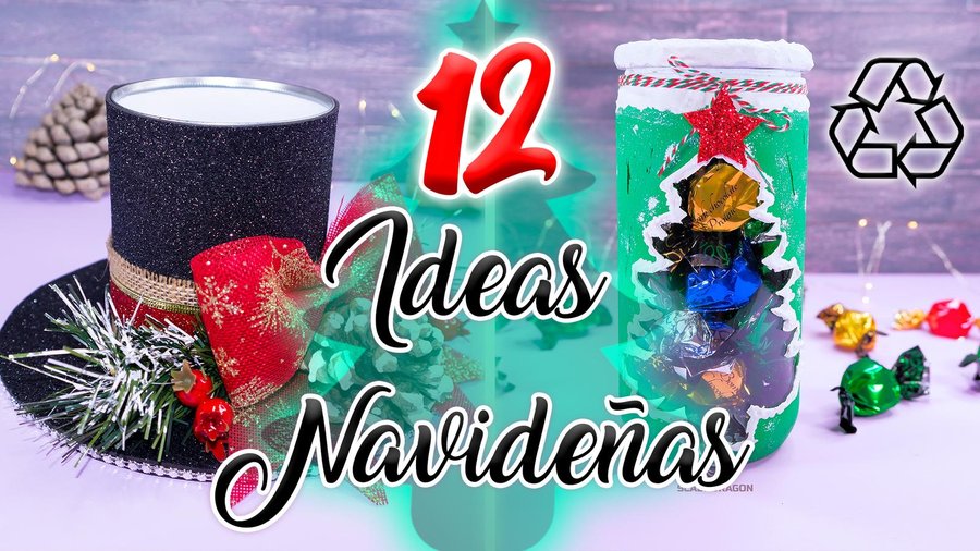 Tumba Andrew Halliday Empleado Doce Ideas Cómo hacer adornos navideños fáciles con materiales reciclados |  Manualidades
