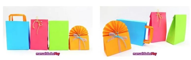 🛍 4 Bolsas de regalo de papel fáciles de hacer 